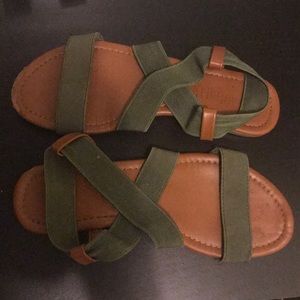 Worn sandals